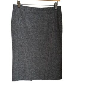 United Nations Colors Women's Gray Tweed Wool Blend Pencil Skirt Size: 40 (8)